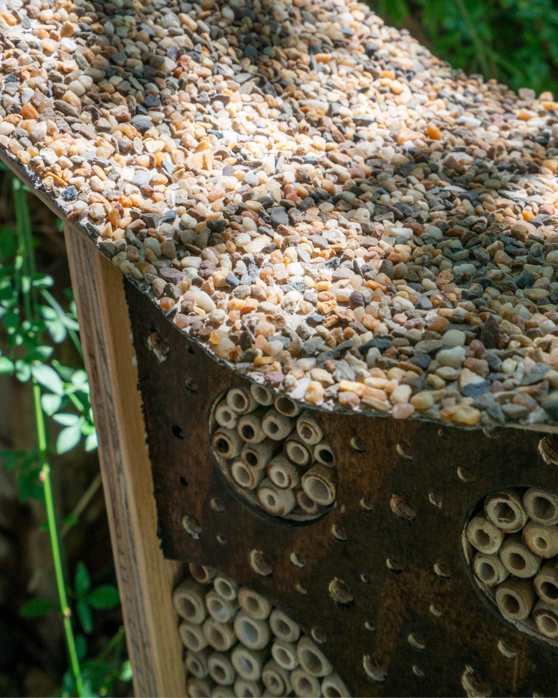 Nichoir à abeilles sauvages - chouette