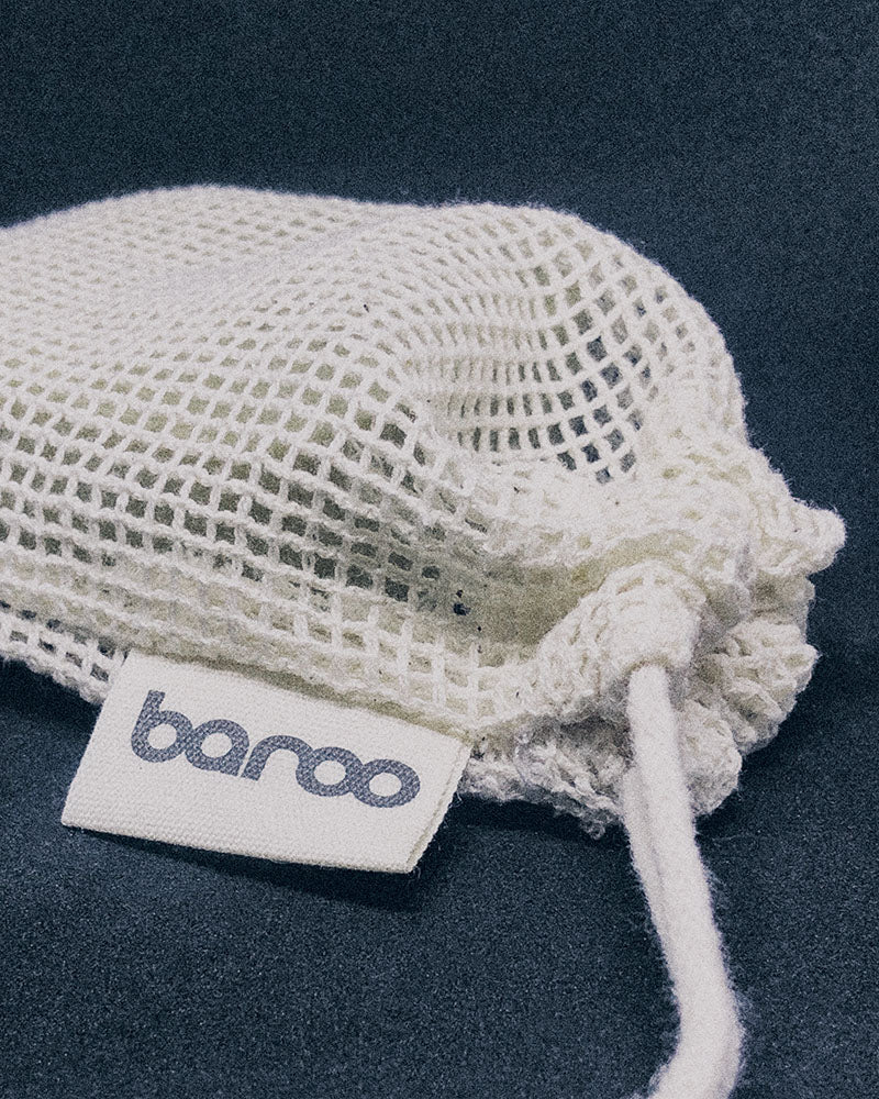 Petit sac en coton pour savons et shampoings solides