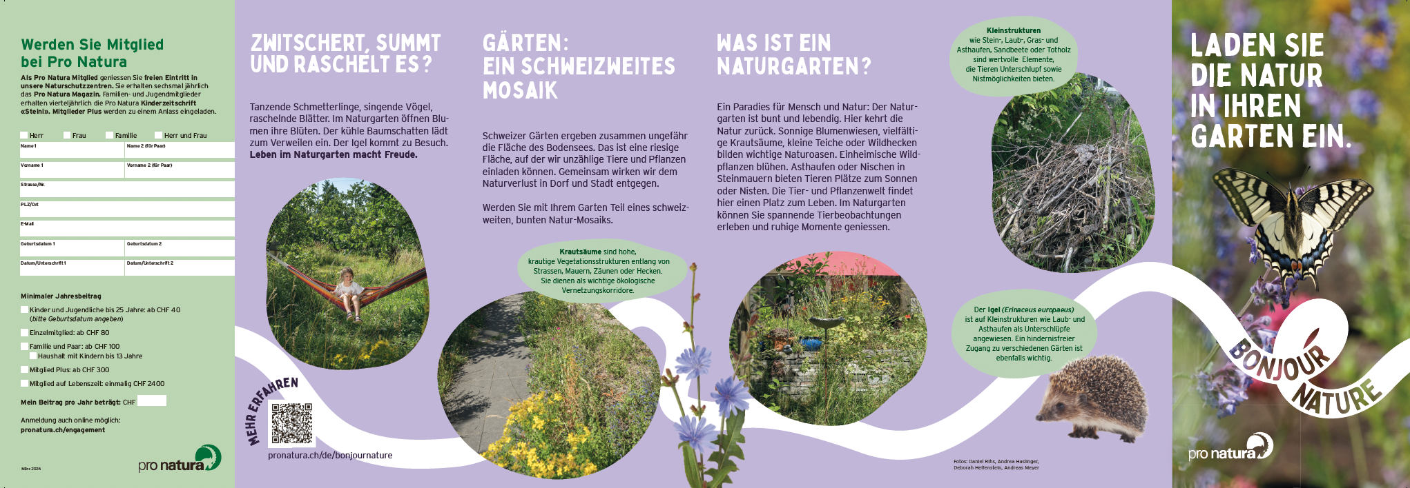 Leporello «BONJOUR NATURE»