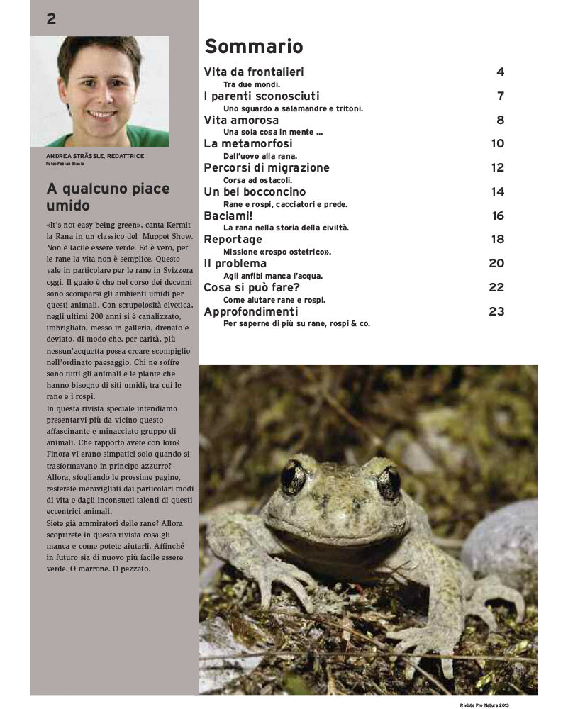 Pro Natura Magazin Spezial Frösche und Kröten (2013)